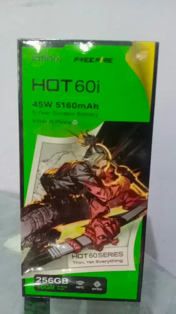 Infinix Hot60i 16/256GB baru garansi resmi