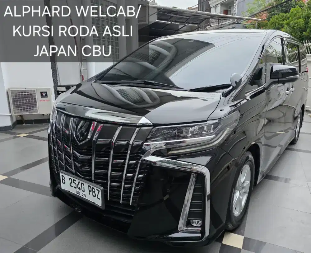 WELCAB Alphard 2019 CBU Jok kursi roda asli cbu japan