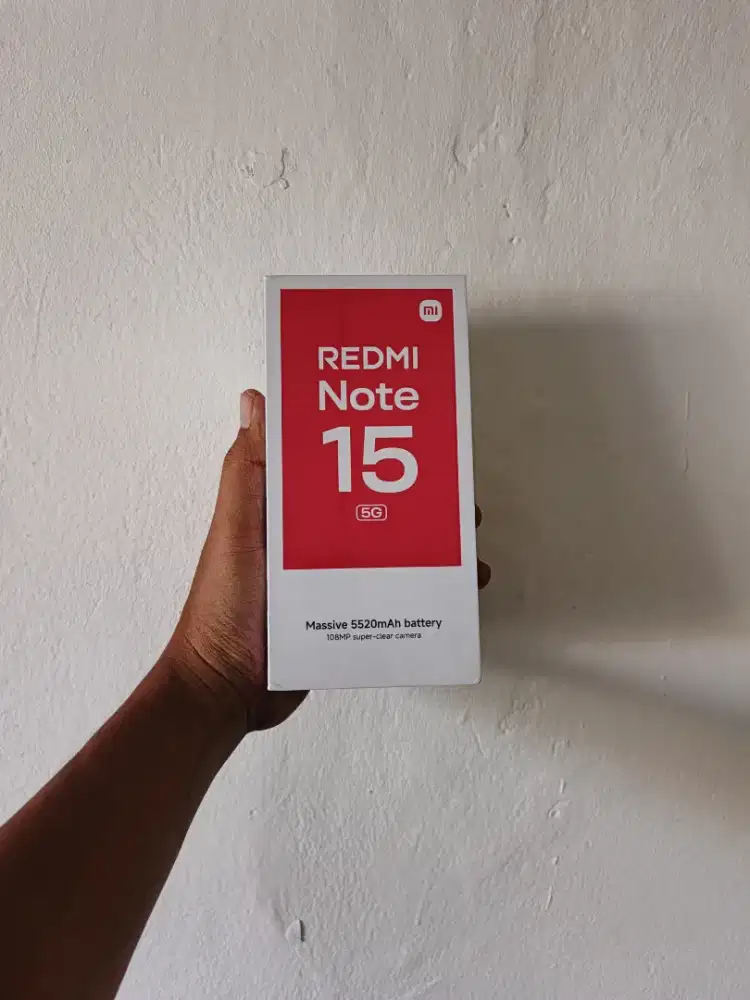 Fast respon WA Xiaomi Redmi Note 15 5G 8/256 Garansi resmi 15bln