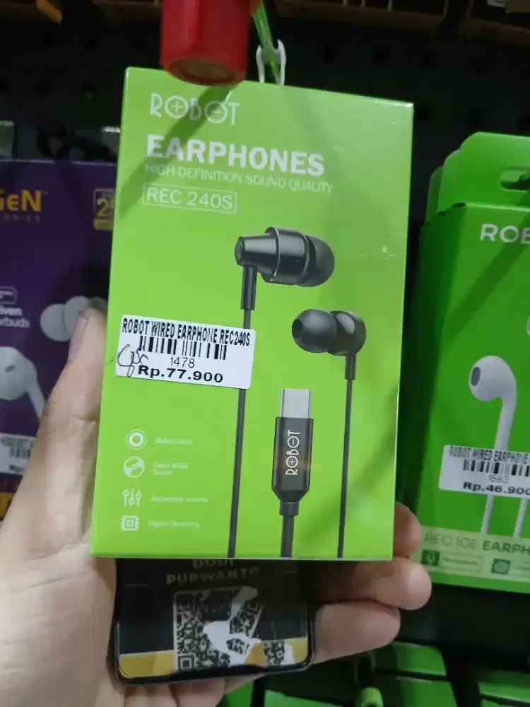 ROBOT WIRED EARPHONE REC240S  |ATLANTIS DAHSYAT