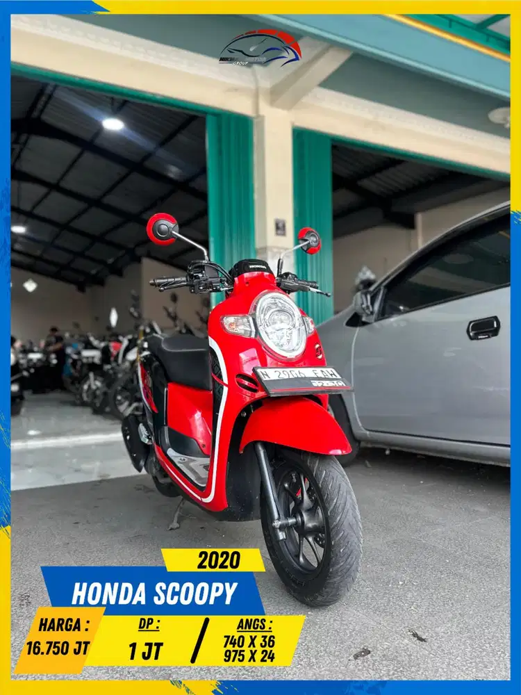 HONDA SCOOPY 2020 MANTAP POLL BOSSKU HIKMAH MOTOR KEPUH MALANG