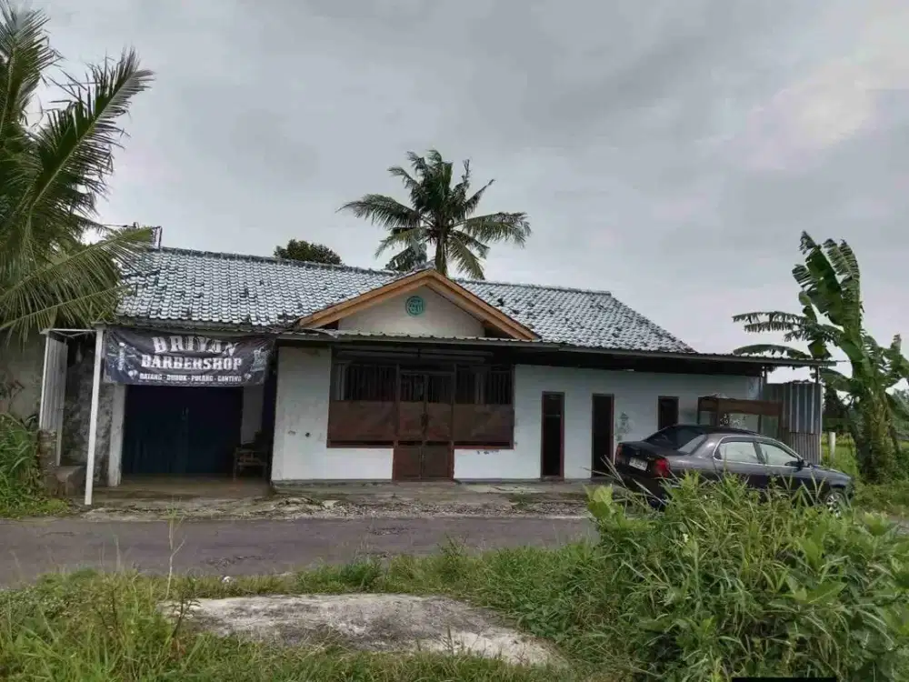 Rumah murah, tanah luas, pemandangan sawah, cocok di tingkat utk homestay di Pundong,Tirtoadi, dekat Malioboro, UGM,