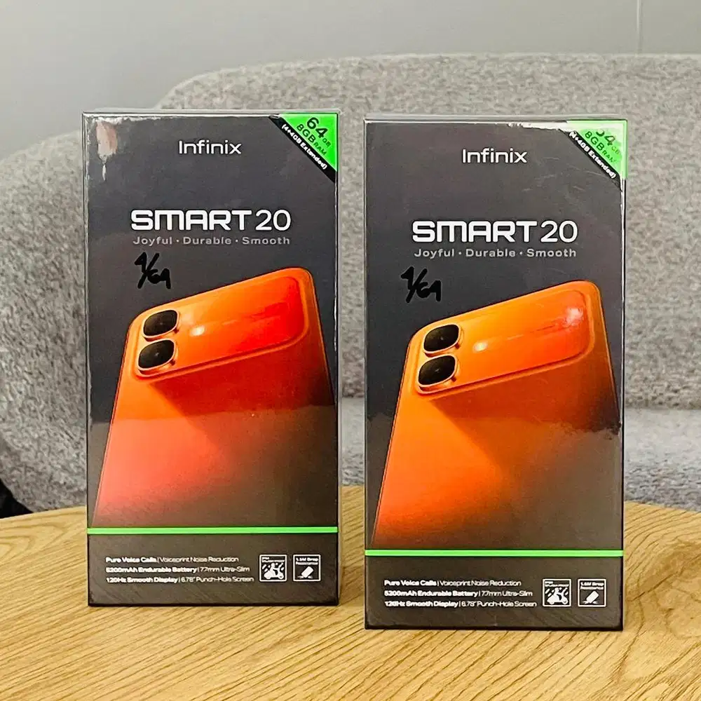 Promo INFINIX SMART 20 [ 4/128 GB || 4/64 GB ] Bergaransi Resmi