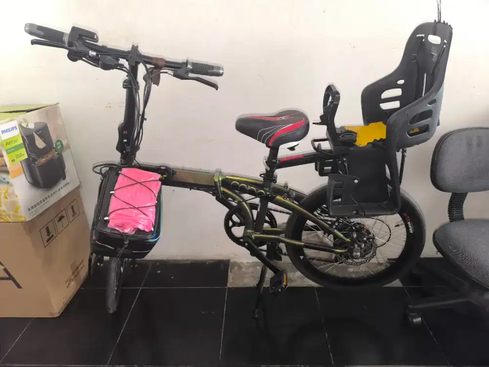 Sepeda Lipat Sudah Konversi ke Sepeda Listrik