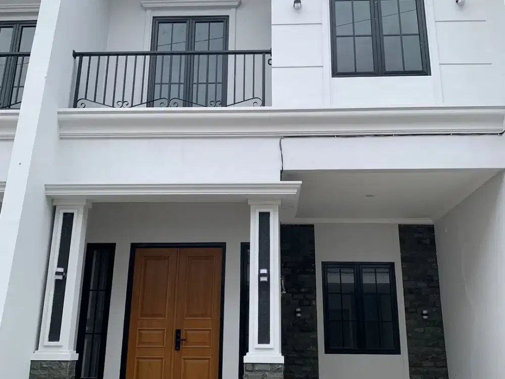 Rumah 2 Lantai SHM 12 Menit ke RSU Hermina Depok Bebas Banjir J-44002