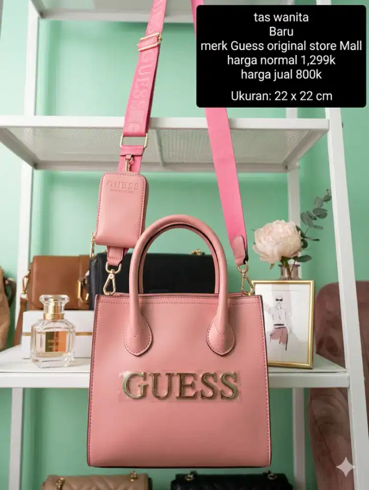 Tas wanita guess original mall harga diskon