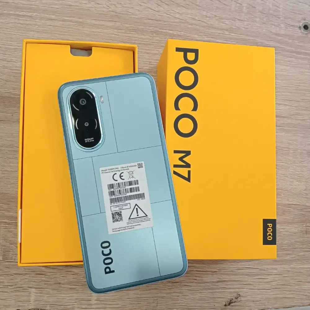 Poco M7 ram 8/256gb garansi resmi
