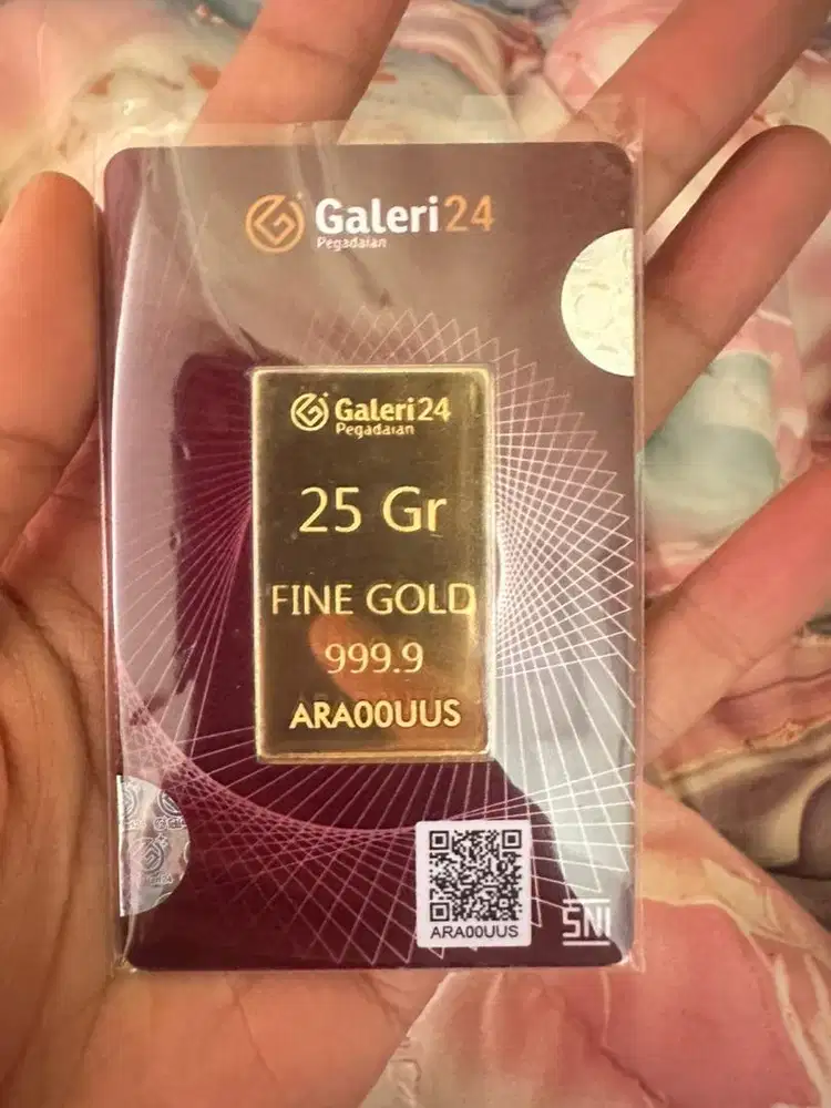 Emas batangan 25gr ( galeri 24)