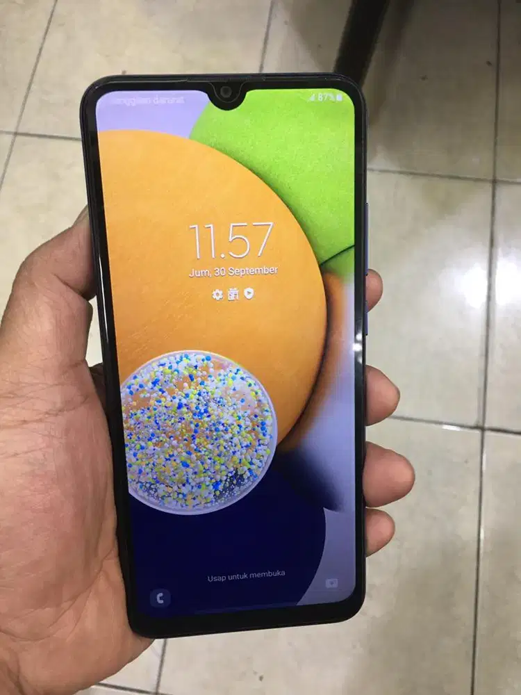 Dijual samsung A03 orian mulus  3/32