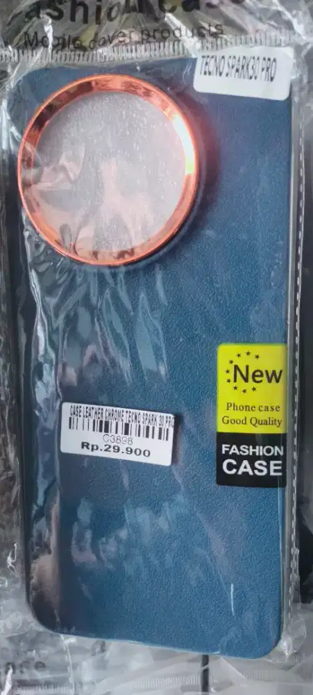 CASE LEATHER CHROME TECNO