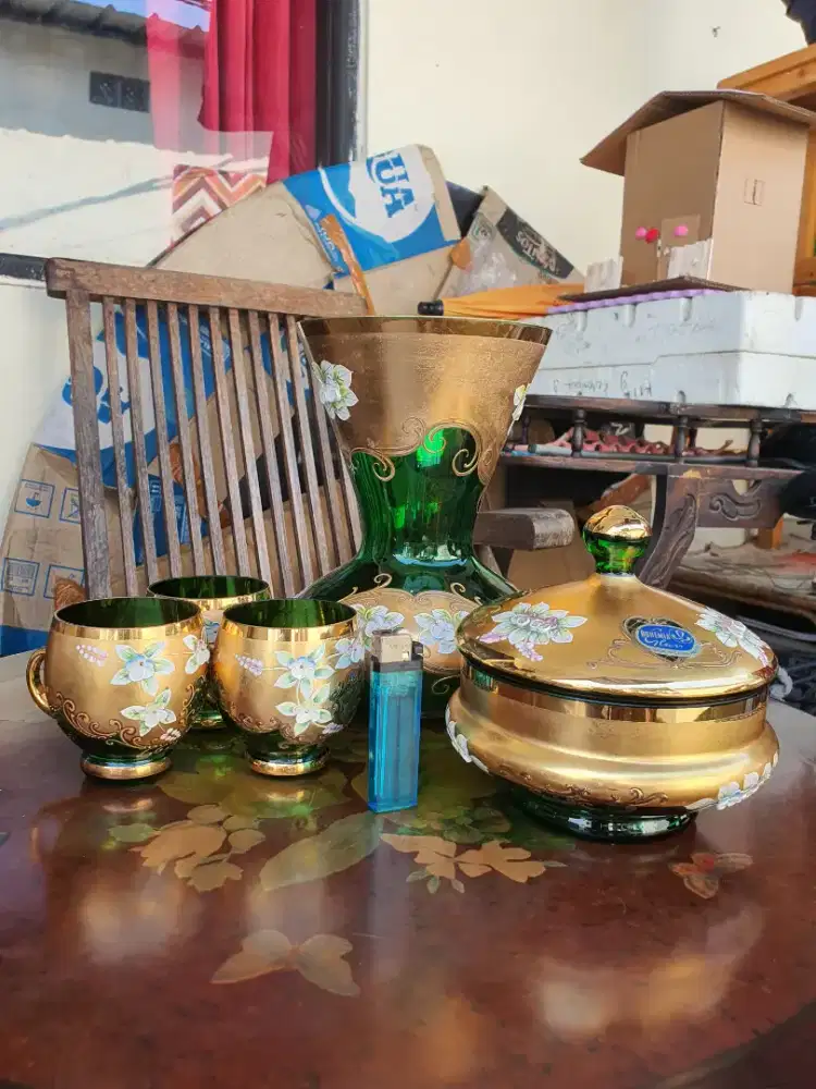 Kristal Bohemia hijau