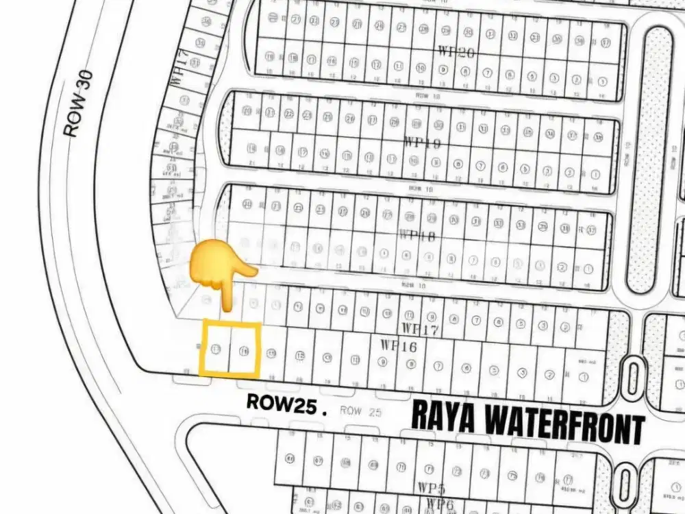 Dijual Kavlingan Raya Waterfron Citraland Surabaya