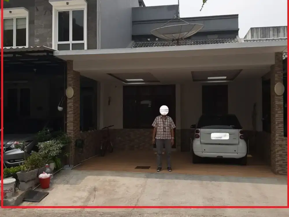 Di Jual Lelang Rumah 2 Lantai di Perumahan Alam Sutera Cluster Sutera Jelita Jalan Sutera Jelita 3, Serpong Utara - Tangerang Selatan