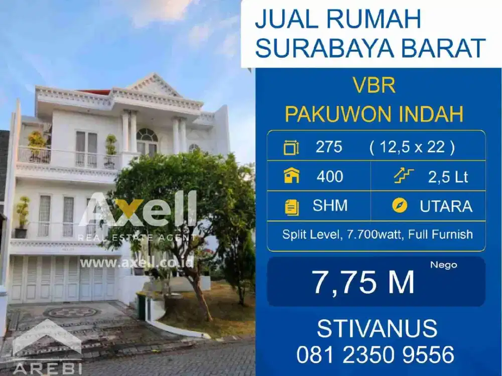 Rumah Pakuwon Indah VBR Dijual