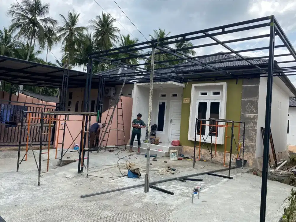 Kanopi dan ragka baja