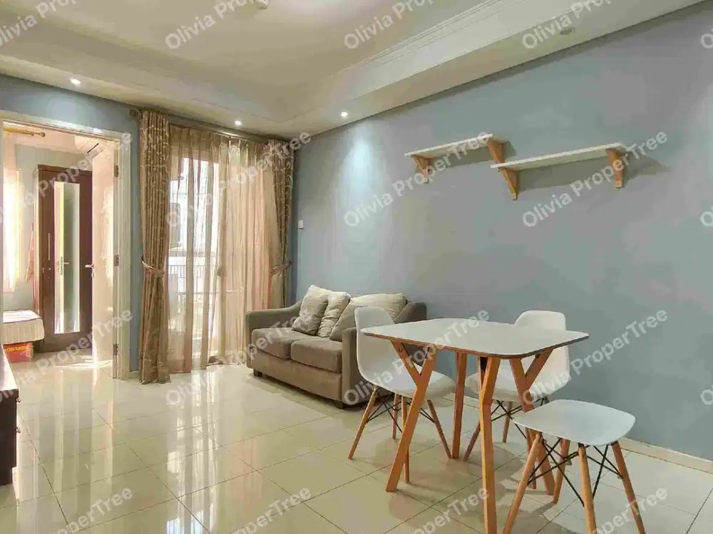 Disewakan 2BR Furnish Bagus di Apartemen Royal Mediterania Garden, view swimming pool