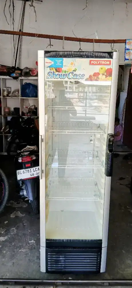 Jual kulkas showcase polytron jumbo
