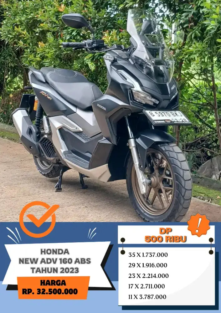 Dp 500 Rb!! HONDA ADV 160 ABS TAHUN 2023