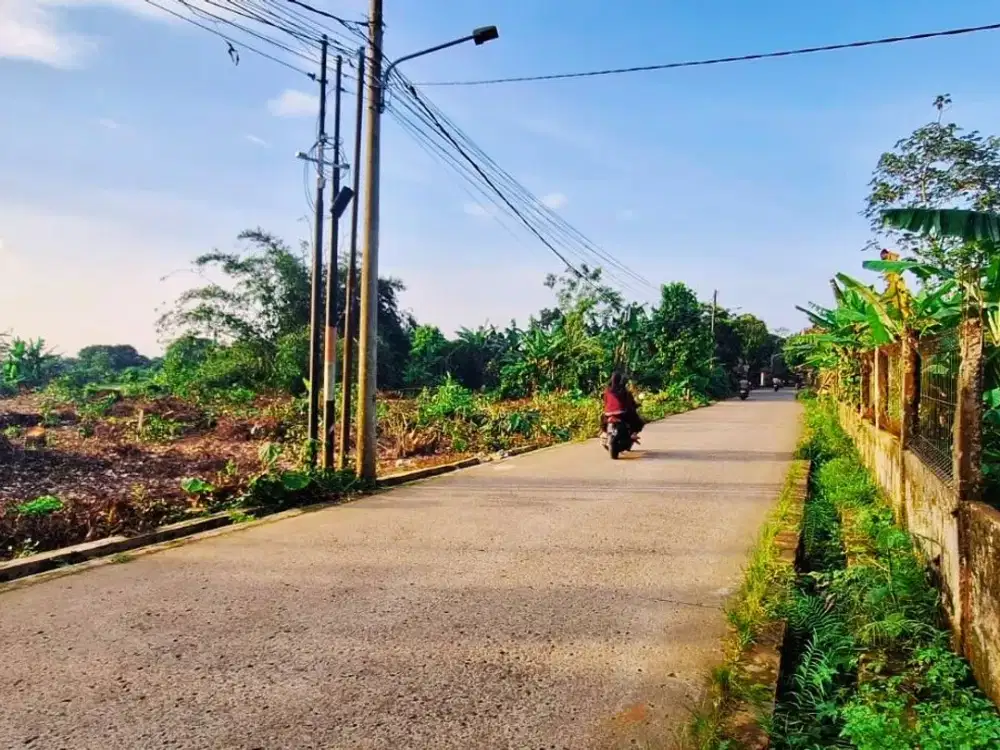 Tanah Kavling 1 Jt-An SHM, 10 Menit Stasiun Jatake BSD