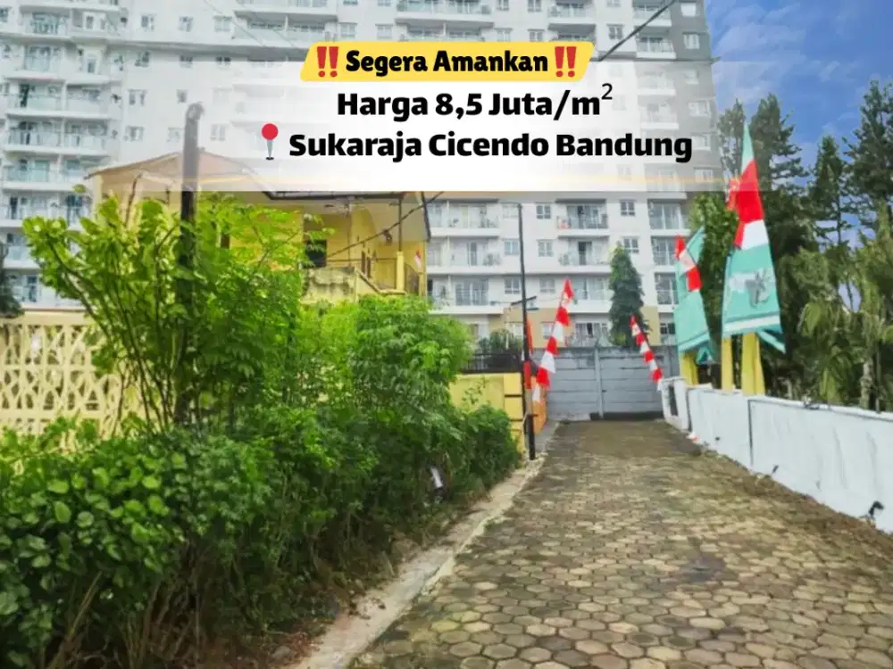 Tanah 396 m² Bandung Kota