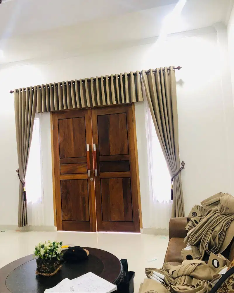 Produsen Tirai Gorden Jendela Gordyn Mewah Hordeng Terbaru Murah