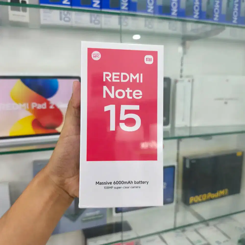 Xiaomi Redmi Note 15 8/256 Baru Segel Garansi Resmi