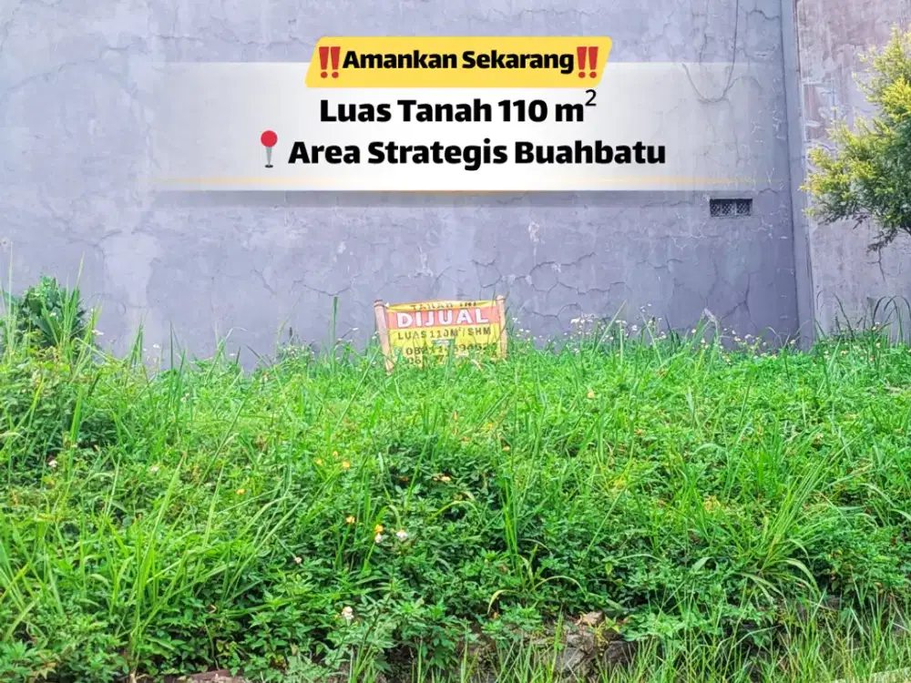 Booking Sekarang – Tanah 110 m² Dekat Fasilitas Kota