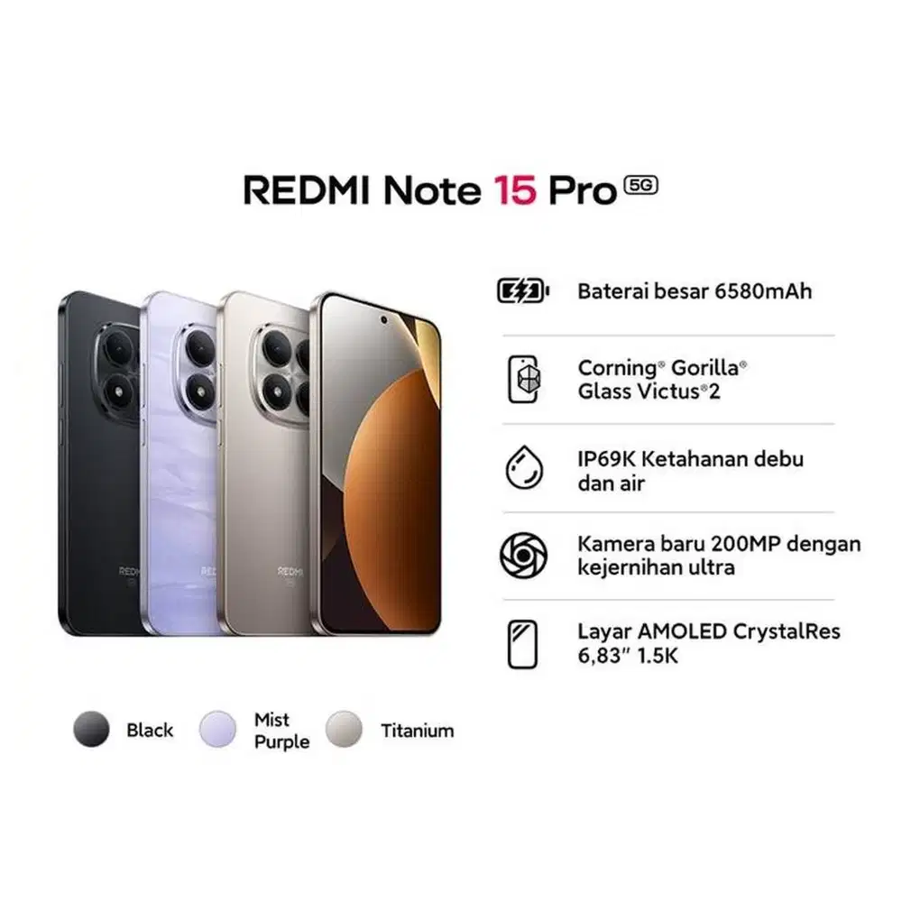 Redmi Note 15 Pro 5g 12/512 NEW