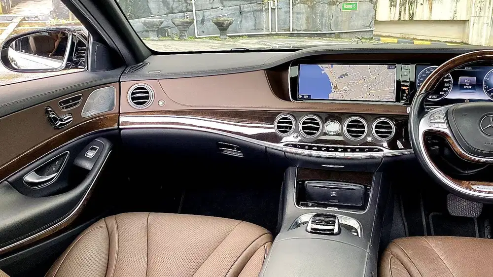 Mercedes Benz S400 S400L Exclusive 2015 Black On Brown