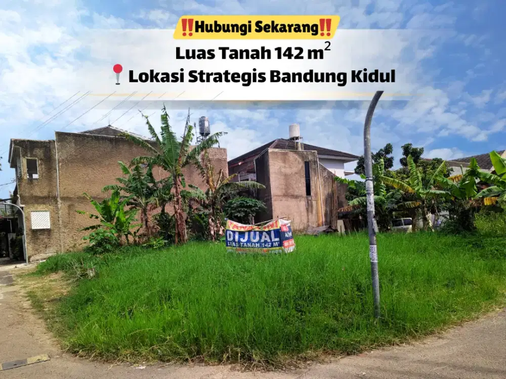 Kavling Strategis 142 m² – Cocok Hunian