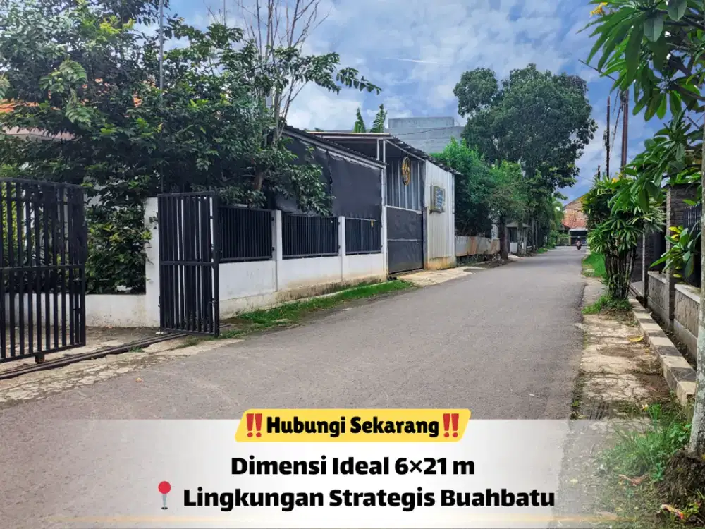 Tanah Kavling Ukuran Ideal di Area Berkembang Buahbatu