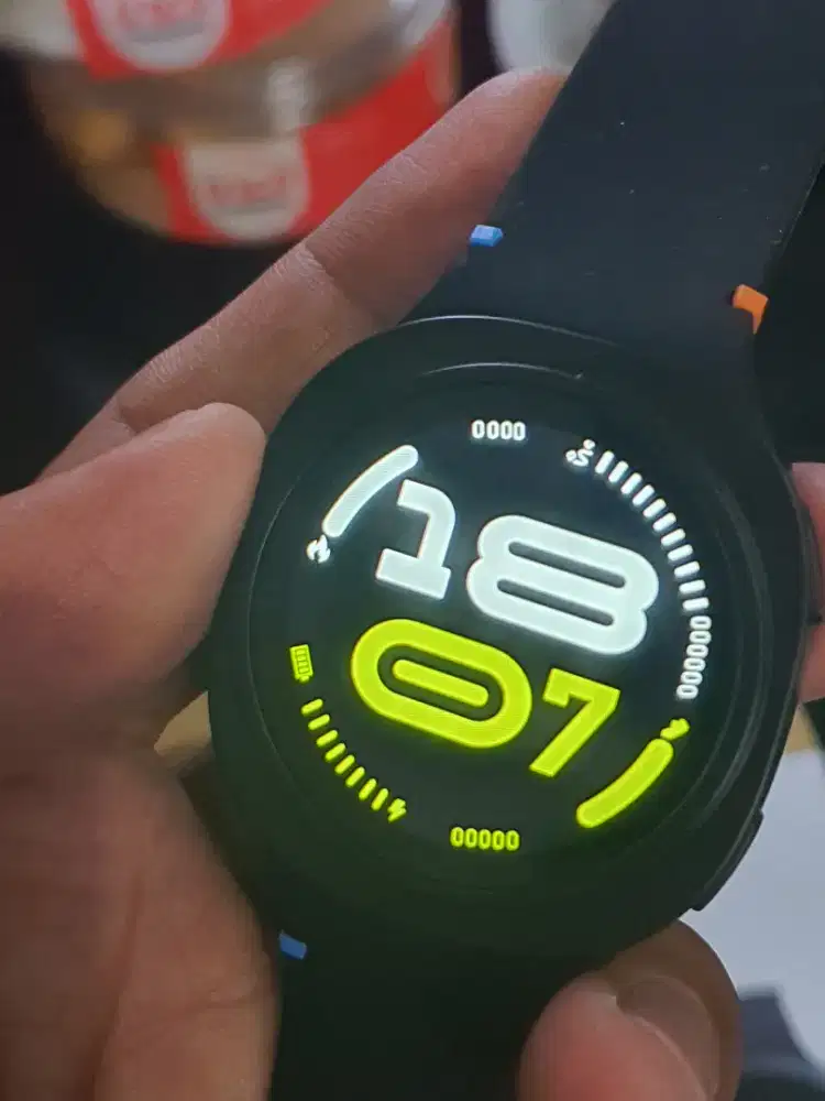 Replika sumsang watch 8 black rubber