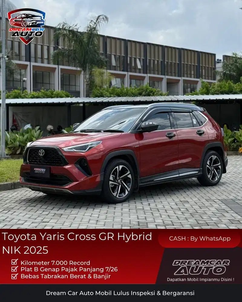 [ KM 7.000 ] Toyota Yaris Cross Hybrid HEV 2025 Two Tone TSS