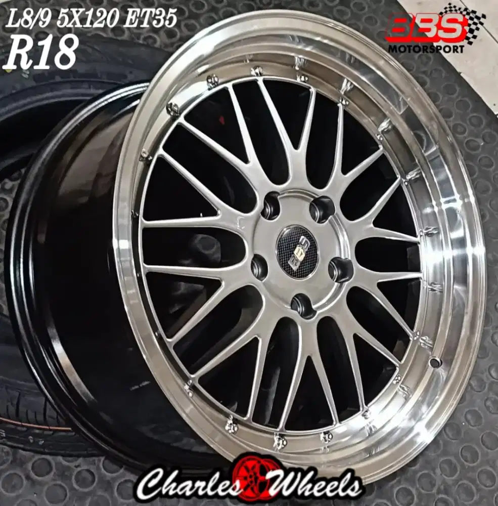 Jual velg bbs lm r18 5x120 bmw f10 f30 e46 dll