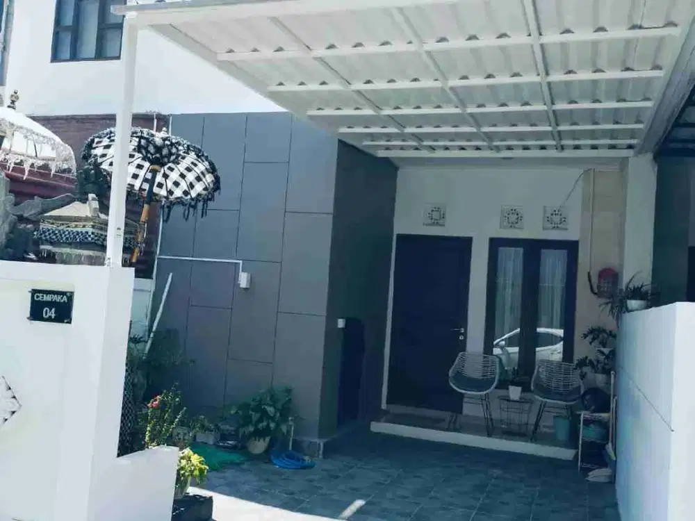 JUAL CEPAT Rumah 2lt Minimalis Semi Furnished Lokasi Perumahan One gate system di Panjer Denpasar