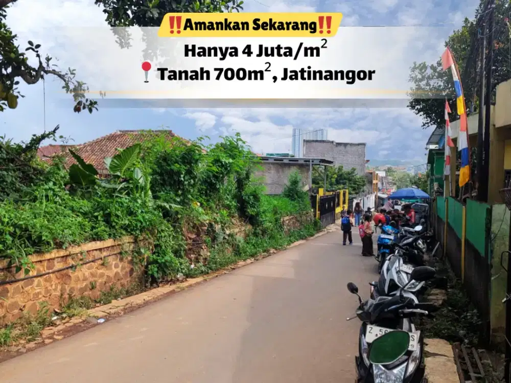 Tanah Luas 700 m² – Akses Nyaman & Legal Aman