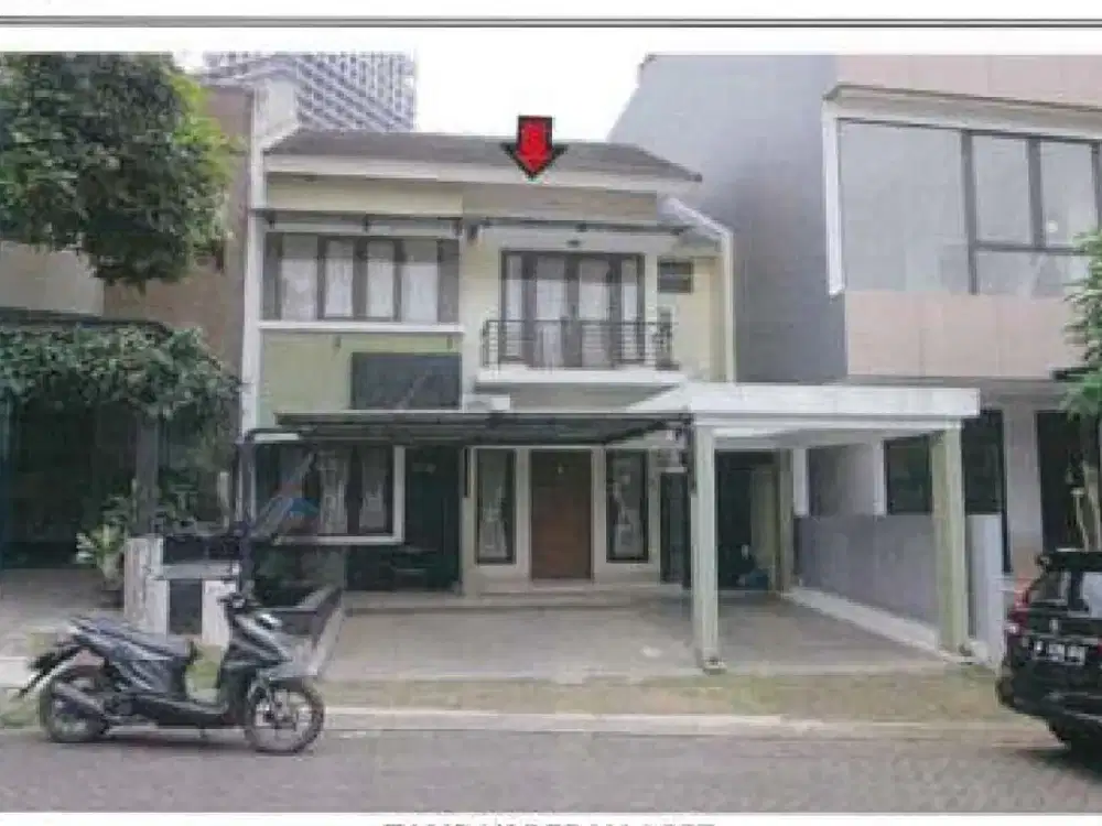 Di Jual Lelang Rumah 2 Lantai di Perumahan De Latinos, Cluster Carribean, Kelurahan Ciater, Kecamatan Serpong, Kota Tangerang Selatan, Provinsi Bante
