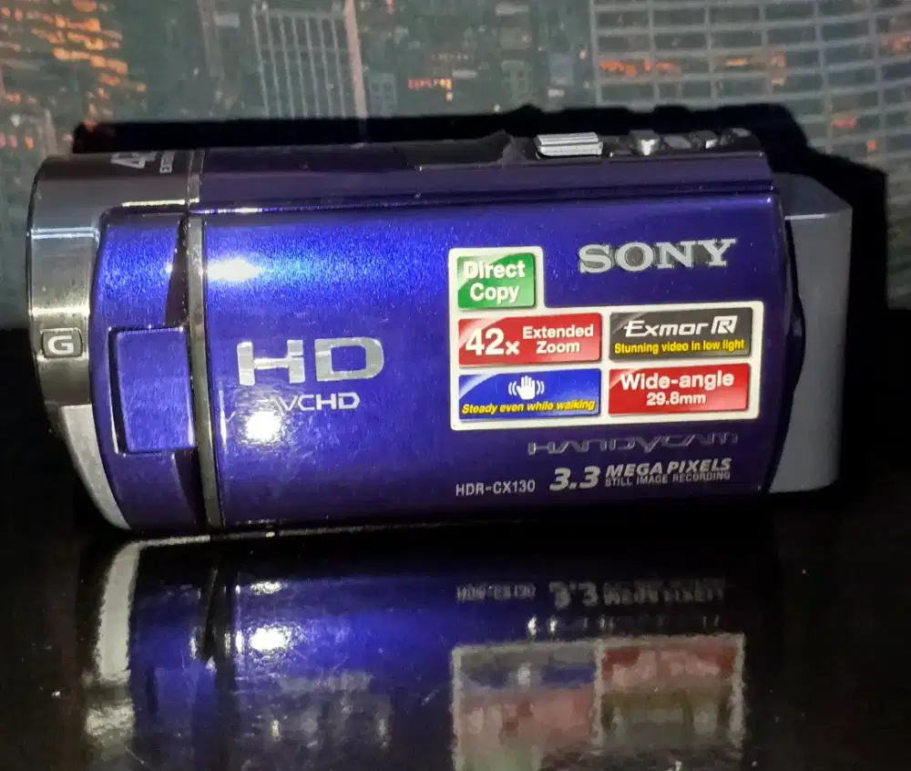 Handycam SONY FULL HD HDR CX130, dgn HDMI & DOLBY DIGITAL sound