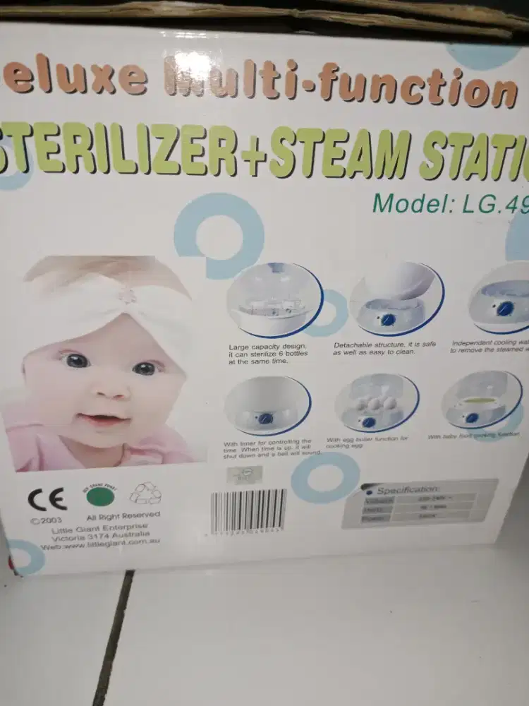 Deluxe multifungsi sterilizer+ steam staton