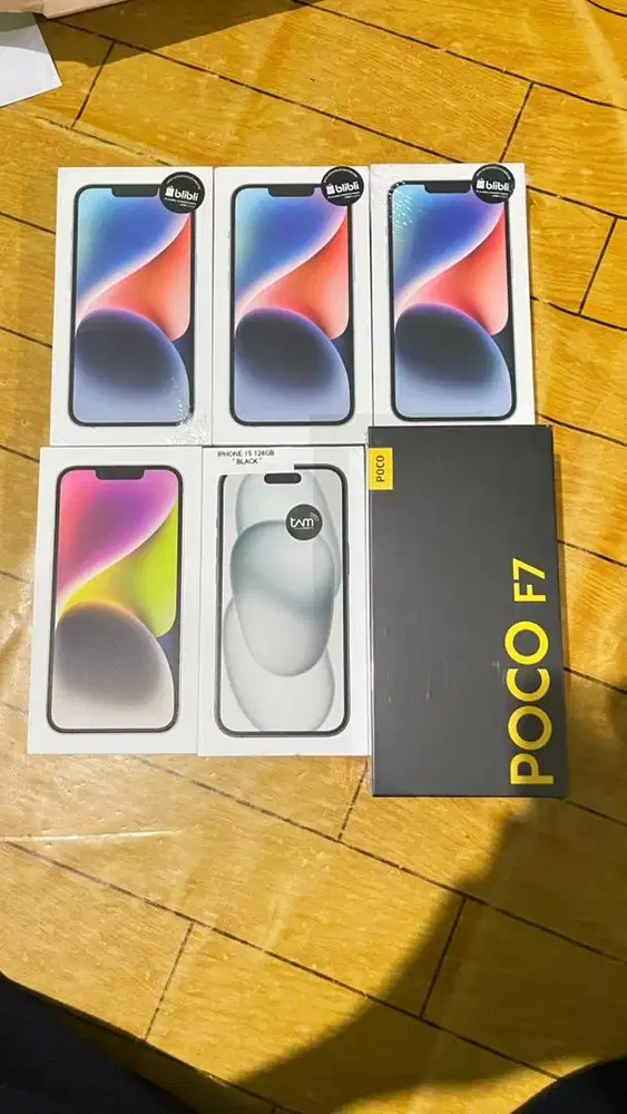 IPHONE 14 IPHONE 15 POCO F7 NEW GARANSI RESMI SEGEL NO REPACK