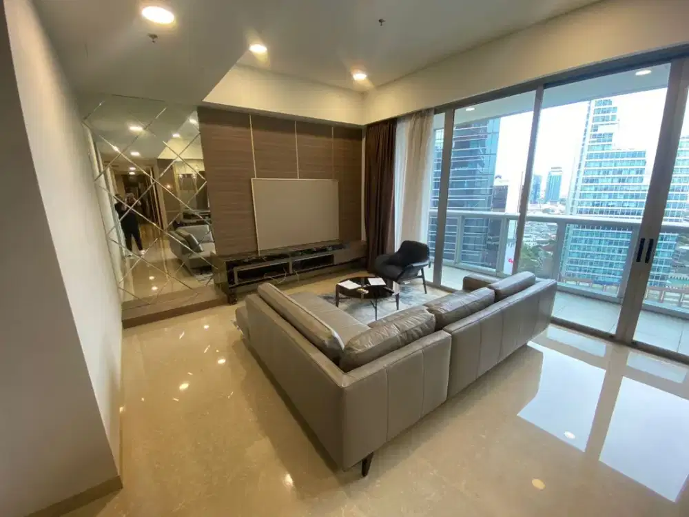 Disewakan Cepat Apartemen Anandamaya 3 br Luas 217 M2 Sangat Terawat, Karet Jakarta Selatan