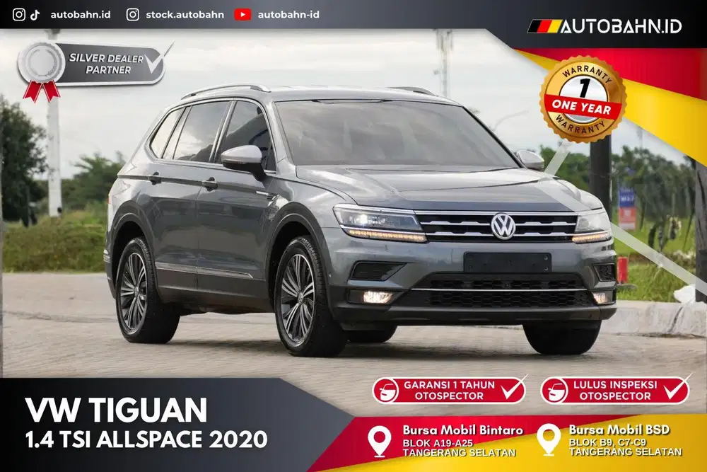 3 Row 7 Seaters! VW Tiguan Allspace 1.4 TSI 2020 Carplay x1 cx5 x3