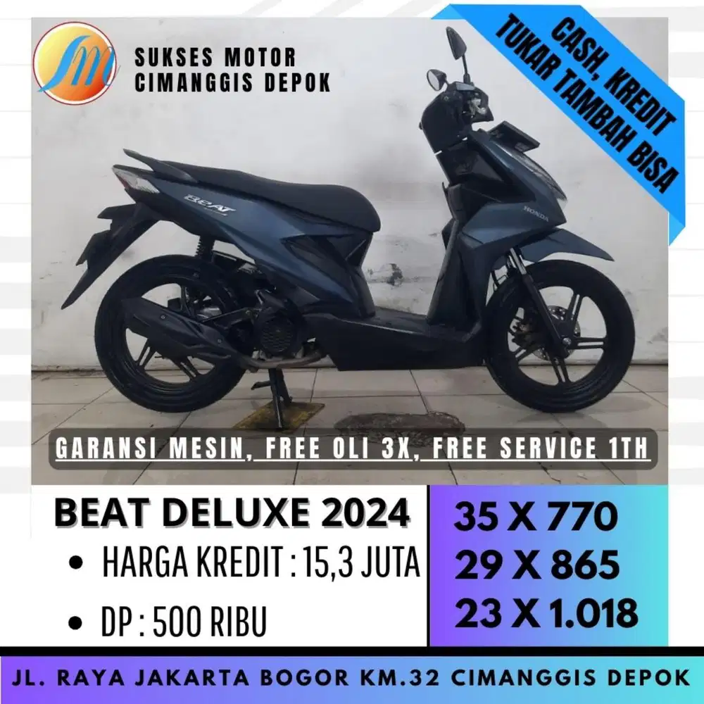 KREDIT BEAT DELUXE 2024 MURAH DP 500