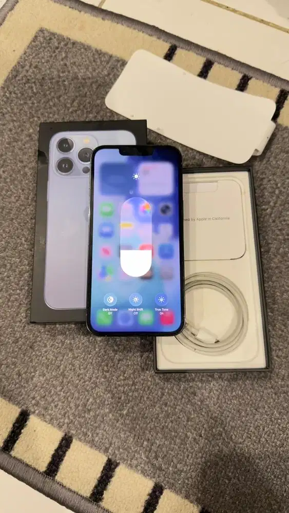 Iphone 13 Pro 256GB Sierra Blue Resmi Ibox Mulus Lengkap