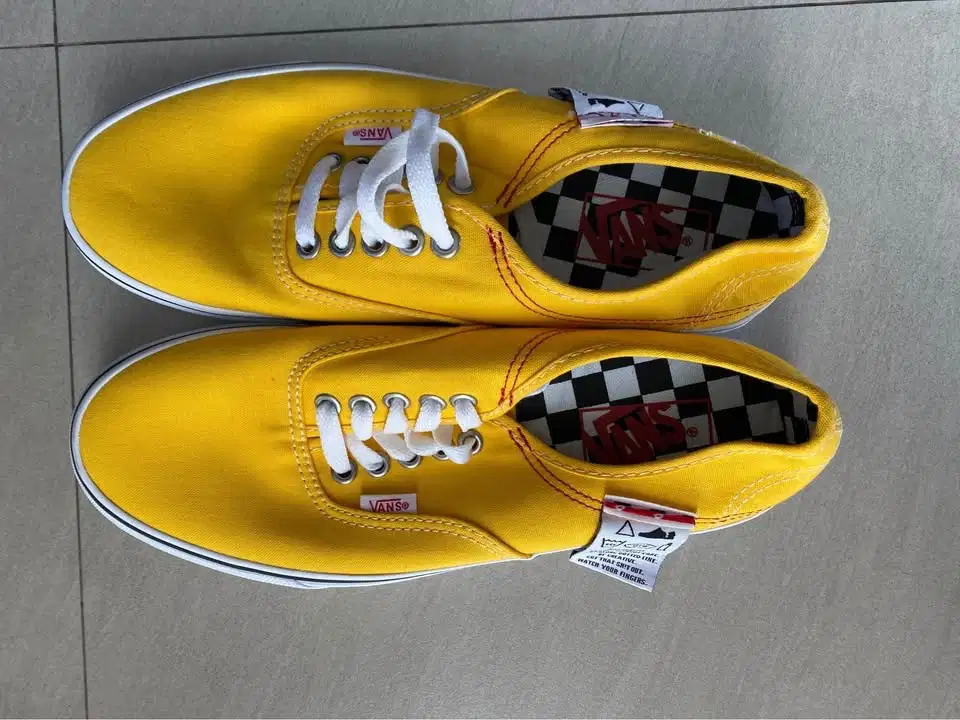 vans authentic original yellow