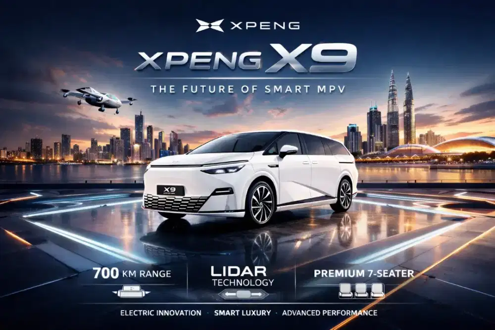 [MOBILBARU] READY XPENG X9 PRO PLUS RANGE 700KM AutoPark Mobil Listrik