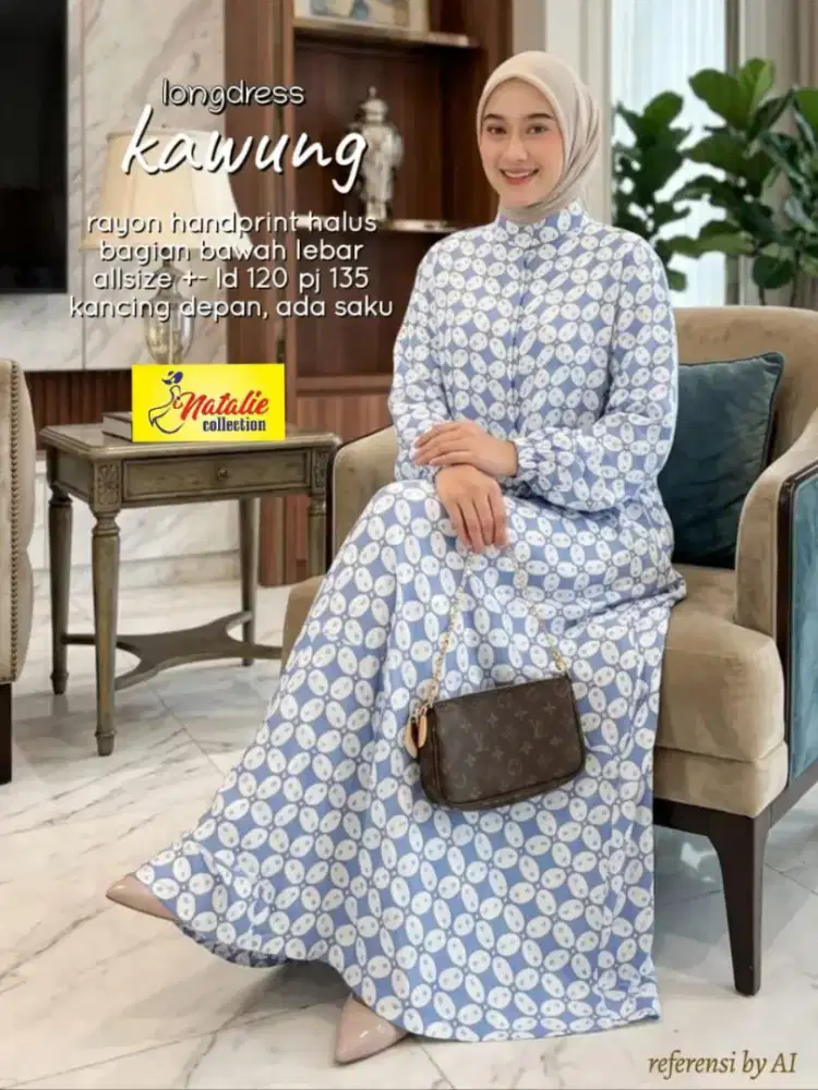 Rp165.000,-

GAMIS BATIK
Kawung

Rayon Handprint
Klok
LD 120 PB 135