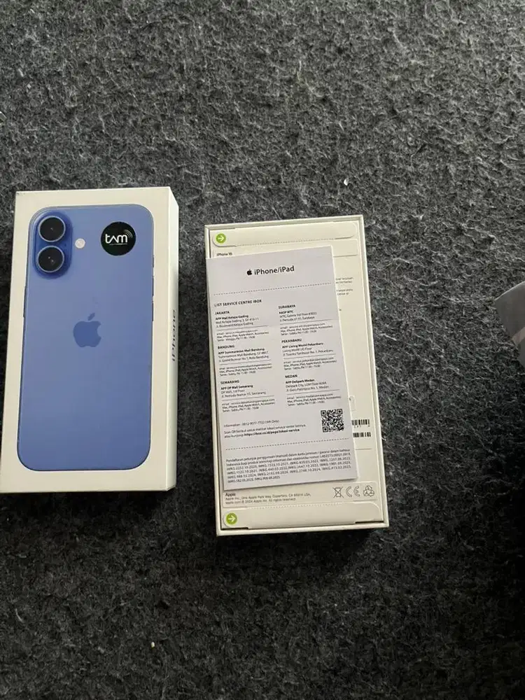 New iphone 16 128gb ibox segel