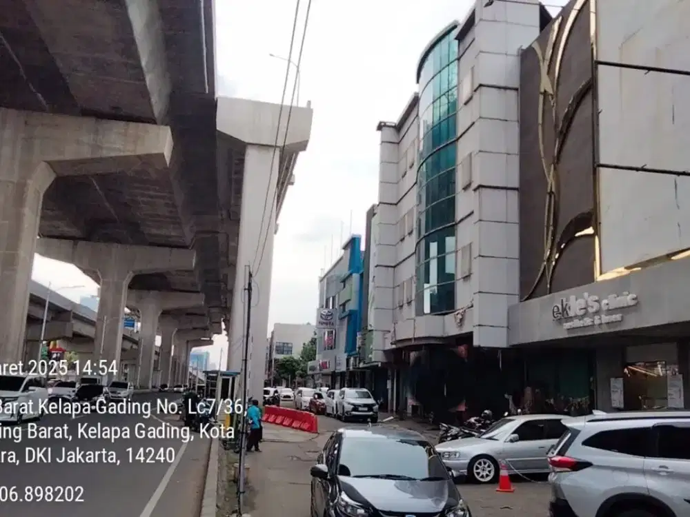 Dijual Lelang Ruko Jalan Boulevard Barat Raya Kelapa Gading, Jakarta Utara