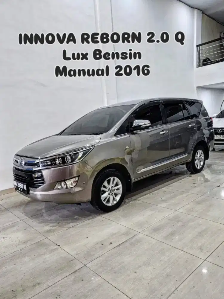 INNOVA Q Lux Bensin Manual 2016 / 2017 toyota reborn 2.0